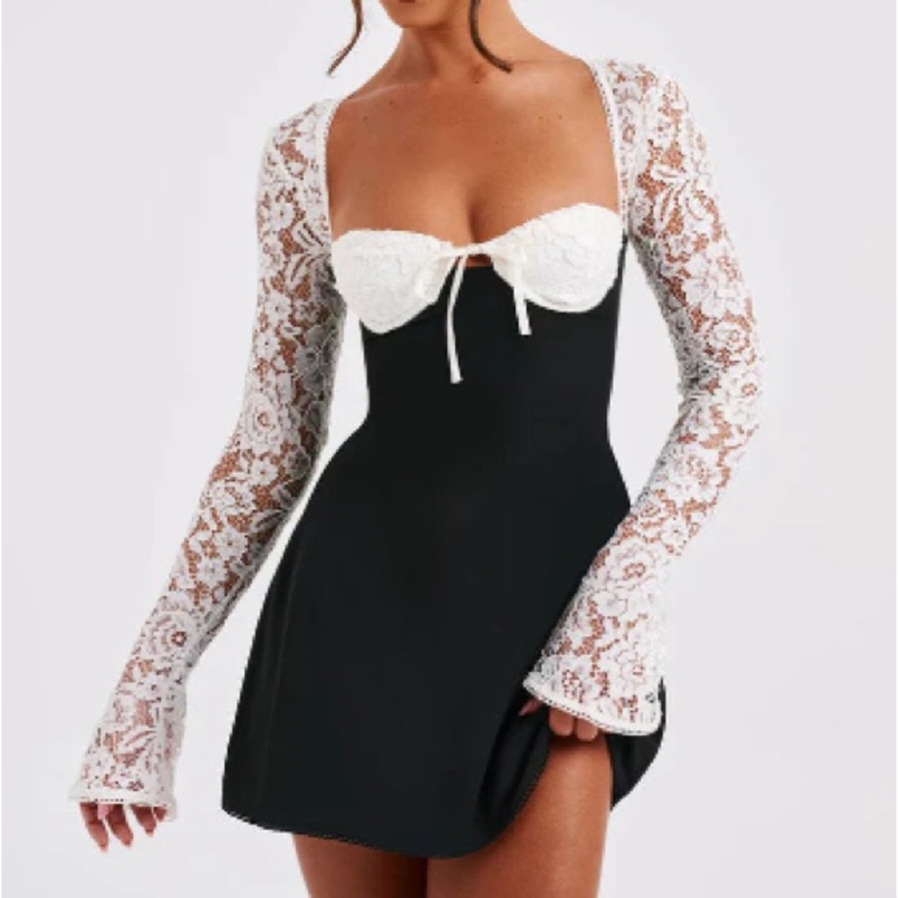 Lace boutique mini dress